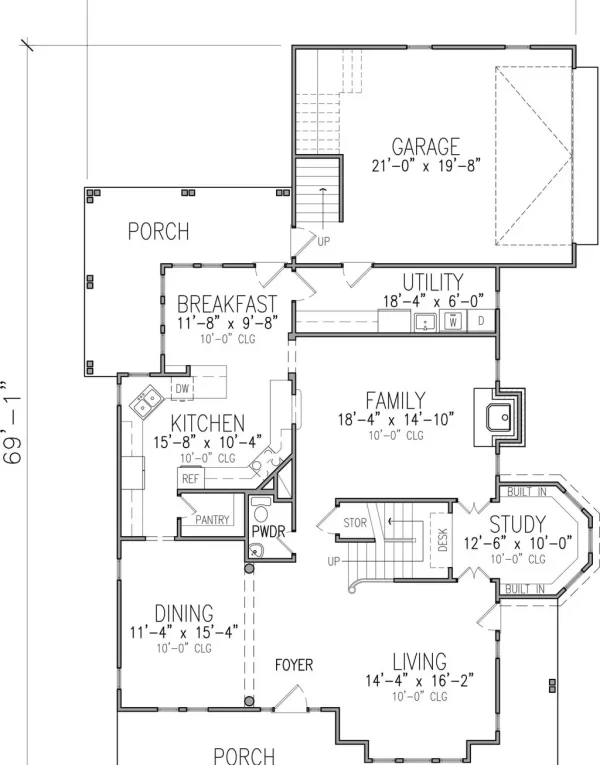 Two-Story House Floor Plans